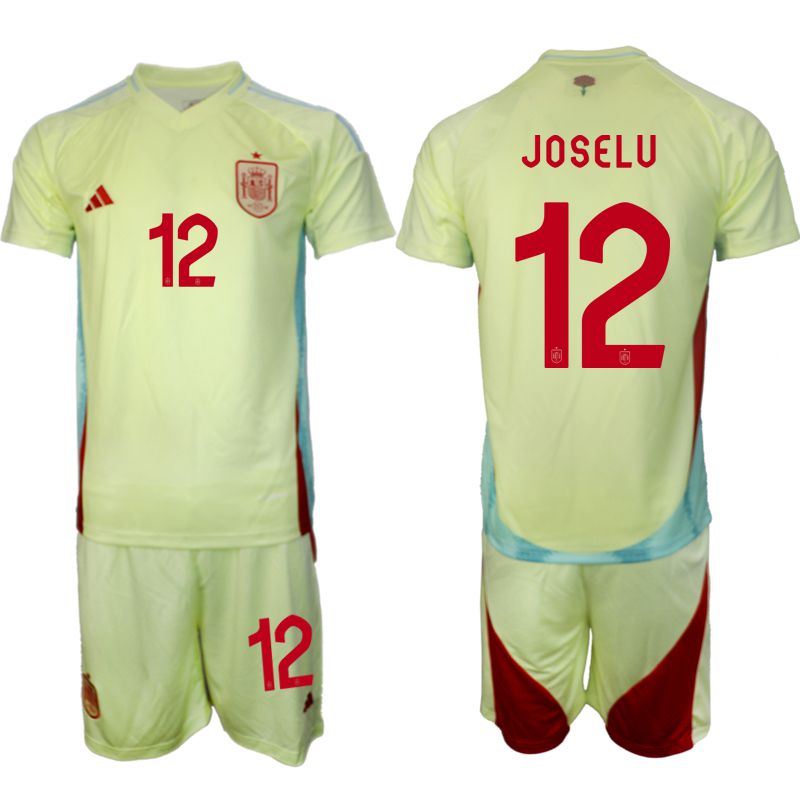 Men 2024-2025 Season Spain away green #12 Soccer Jersey->->Soccer Country Jersey